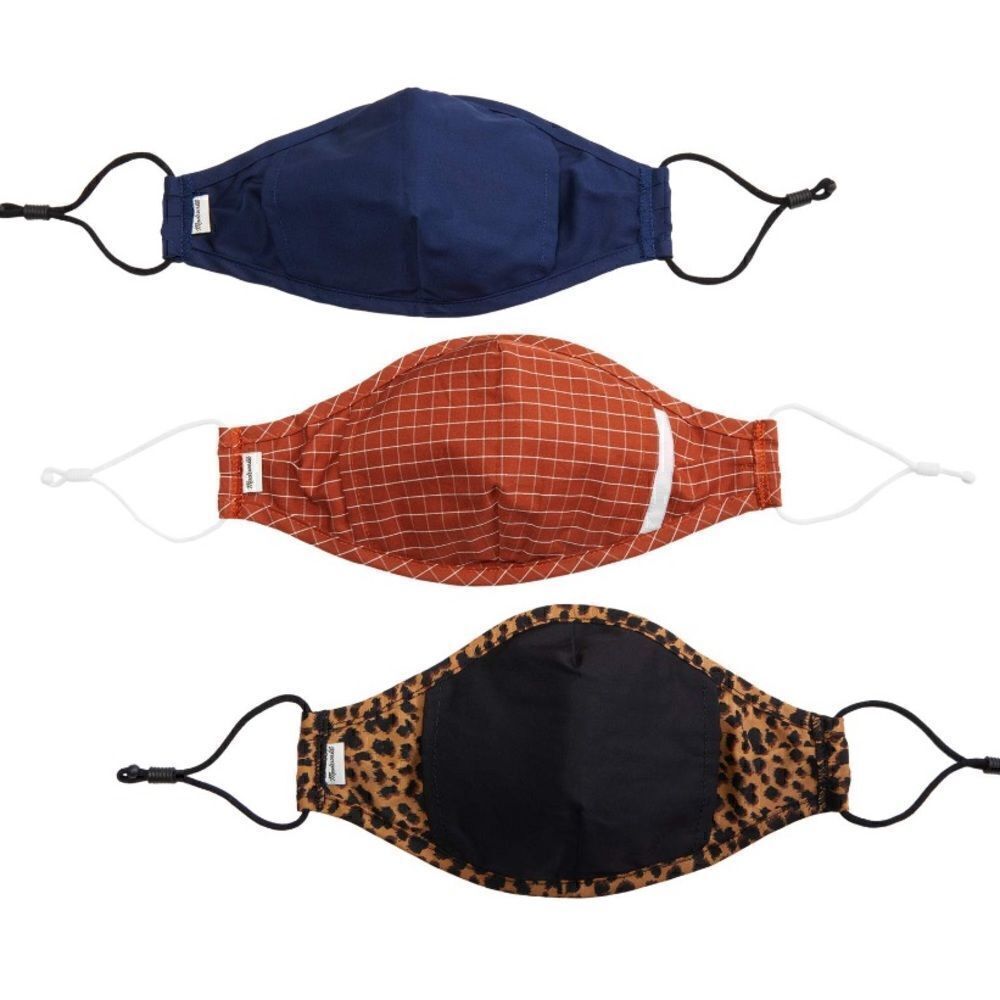 NWT Madewell 3-Pack Assorted Face Masks - Picture 4 of 5